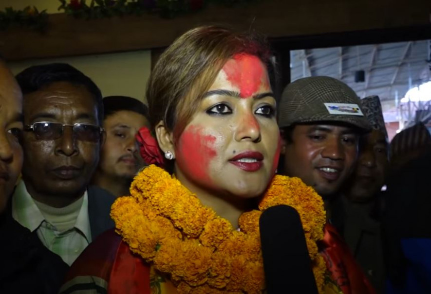 मोरङबाट चुनाव लड्दै  रेखा थापा